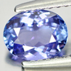 Violetish Blue Tanzanite 0.84 Ct. Clean Oval Shape Natural Gem From Tanzania