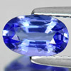 Violet Blue Tanzanite 0.88 Ct. Clean Oval Shape 7.9 x 4.9 Mm. Natural Gemstone