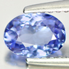 0.72 Ct. VVS Oval Natural Gem Violet Blue Tanzanite