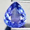 0.91 Ct. Pear Natural Violet Blue Tanzanite Tanzania