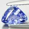 0.95 Ct. Trilliant Natural Gem Violet Blue Tanzanite