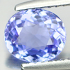 Violetish Blue Tanzanite 1.01 Ct. VVS Oval 6.8 x 5.9 Mm. Natural Gem Tanzania
