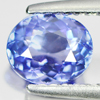 0.84 Ct. Oval Shape Natural Violetish Blue Tanzanite From Tanzania