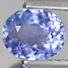 Violetish Blue Tanzanite 1.01 Ct. Oval Shape 6.6 x 5.4 Mm. Natural Gem Tanzania