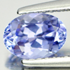 0.94 Ct. Clean Oval Natural Violet Blue Tanzanite Gem