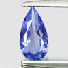 0.82 Ct. Clean Pear Natural Violet Blue Tanzanite Gem