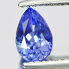 0.88 Ct. Clean Pear Natural Violet Blue Tanzanite Gem
