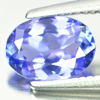 0.83 Ct. Clean Oval Natural Violet Blue Tanzanite Gem