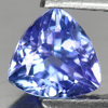 0.84 Ct. Trilliant Natural Violet Blue Tanzanite Gem