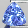 0.92 Ct. Trilliant Natural Violet Blue Tanzanite Gem
