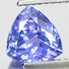 Violet Blue Tanzanite 1.51 Ct. Trilliant 7.3 x 7 Mm. Natural Gemstone Tanzania