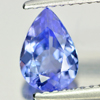 Pear Shape 7.8 x 5.5 Mm. Natural Gem Violetish Blue Tanzanite 1.00 Ct. Tanzania