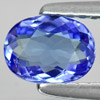 0.70 Ct. Oval Shape Natural Violet Blue Tanzanite Gem