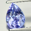0.69 Ct. Pear Shape Natural Violet Blue Tanzanite Gem