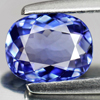 Certified Violetish Blue Tanzanite 1.07 Ct Clean Oval 7.35 x 5.90 Mm Natural Gem
