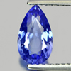 Certified Violetish Blue Tanzanite 1.09 Ct Clean Pear Shape Natural Gem Tanzania
