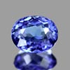 Certified Violetish Blue Tanzanite 1.10 Ct. Clean Oval Shape Natural Gemstone