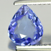 Certified 1.03 Ct. Clean Pear Shape Natural Gem Violetish Blue Tanzanite