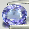 Certified Violet Tanzanite 1.13 Ct. Clean Oval Shape Natural Gemstone Tanzania
