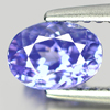 Certified 1.03 Ct. Oval Shape Natural Gem Violet Tanzanite From Tanzania
