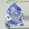 Certified 1.05 Ct. Pear Shape Natural Gem Violetish Blue Tanzanite From Tanzania