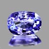 Certified Violetish Blue Tanzanite 1.03 Ct Oval 7.27 x 5.20 Mm Natural Gemstone