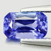 1.19 Ct. Octagon Shape Natural Violet Blue Tanzanite Gem From Tanzania
