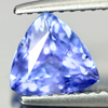 1.17 Ct. Clean Trilliant Shape Natural Gem Violet Blue Tanzanite