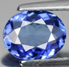 Certified Violetish Blue Tanzanite 1.38Ct. Clean Oval Shape Natural Gemstone