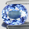 Certified 1.26 Ct. Natural Gem Violetish Blue Tanzanite Oval Shape From Tanzania