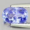 Certified Violet Tanzanite 1.31 Ct. Oval Shape 7.80 x 5.00 Mm. Natural Gemstone