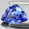 Certified Violetish Blue Tanzanite 1.95 Ct. Clean Trilliant Natural Gemstone