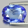 Certified 1.62 Ct. Clean Natural Gem Violetish Blue Tanzanite From Tanzania
