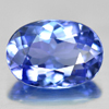 Certified Violetish Blue Tanzanite 1.56 Ct VVS Oval Shape 8.54 x 6.10 Mm Natural