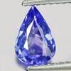 Certified 0.96 Ct. Pear Shape Natural Gem Violetish Blue Tanzanite From Tanzania