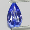 Certified Violetish Blue Tanzanite 0.77 Ct. Pear 7.80 x 4.84 Mm. Natural Gem