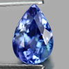 Certified 1.04 Ct. Clean Pear Shape Natural Gem Violetish Blue Tanzanite
