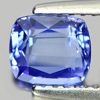 Certified Blue Tanzanite 1.04 Ct. Cushion Shape 6 x 5.31 Mm. Natural Gemstone