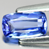 Certified Violetish Blue 1.03 Ct. Cushion Shape 7.90 x 4.53 Mm. Natural Gemstone