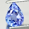 Violetish Blue Tanzanite 1.21 Ct. Pear Shape 7.5 x 5.6 Mm. Natural Gemstone
