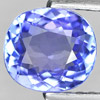 Certified 1.03 Ct Clean Natural Gem Violetish Blue Tanzanite