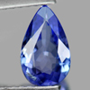 Certified 1.03 Ct. Pear Shape Natural Gem Violetish Blue Tanzanite From Tanzania