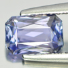 Certified 0.99 Ct. Clean Natural Gem Violetish Blue Tanzanite From Tanzania