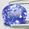1.06 Ct. Oval Shape Natural Violetish Blue Tanzanite
