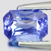 Certified 1.14 Ct. Clean Octagon Natural Violetish Blue Tanzanite Gemstone