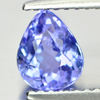 1.00 Ct. Pear Natural Violetish Blue Tanzanite Gem