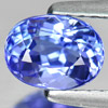 Violetish Blue Tanzanite 1.02 Ct. Clean Oval Shape 6.7 x 5 Mm. Natural Gemstone