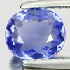 1.07 Ct. Clean Oval Natural Violetish Blue Tanzanite