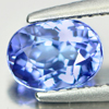 Certified 1.08 Ct. Clean Oval Shape Natural Gem Violetish Blue Tanzanite
