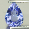 Violetish Blue Tanzanite 1.14 Ct. Clean Pear Shape 7.6 x 5.7 Mm. Natural Gem